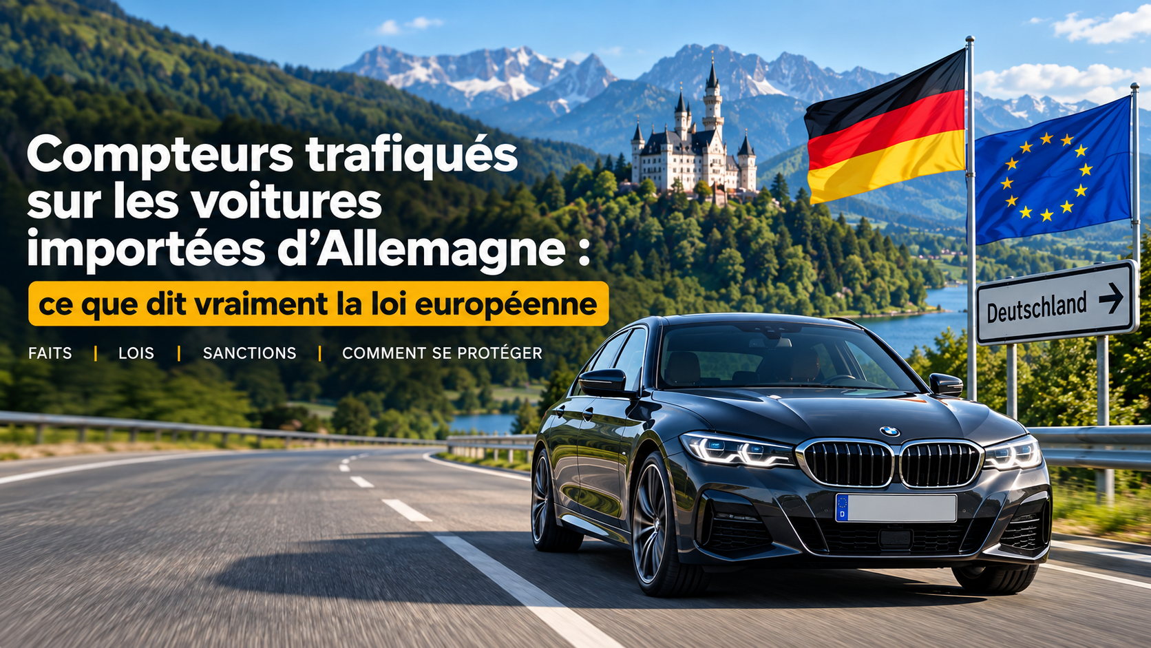 Compteur trafiqué et import Allemagne : la vérité légale